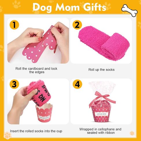 Dog Mom Dad Gifts, Cozy Non-Slip Fuzzy Socks for Dog Lovers, Funny Christmas Birthday Gifts for Women Men in Saudi Arabia