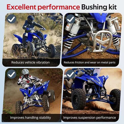 مجموعة من جلبة الذراع 12 PCS لـ Yamaha Banshee 350 YFZ450 Raptor 700 660 250 125 Blaster 200 ، OEM# 90381-15088-00 90381-15084-00 in Saudi Arabia