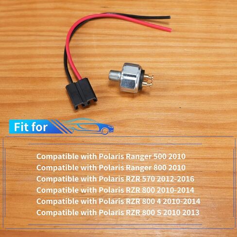 RLDYM LOW LUSE SWITCH BRAKE LIGHT مع موصل الأسلاك الخفياء 4012866 لـ PORLIS RANGER 500 800 2010 RZR 570 800 2010-2014 in Saudi Arabia
