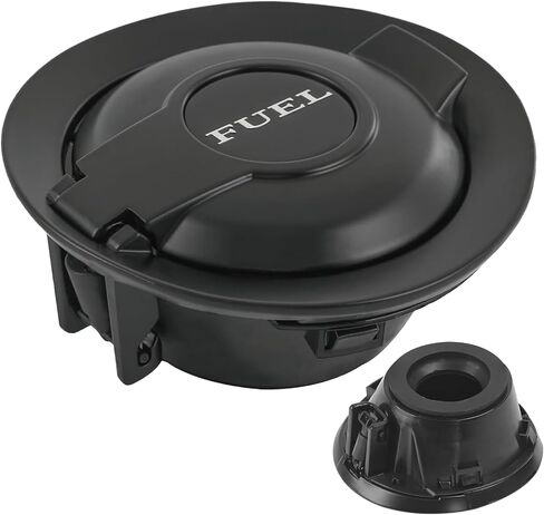 68250120AA Fuel Filler Door Cap, Gas Tank Cover Compatible with 2008-2023 Dodge Challenger, Matte Black Vapor Edition in Saudi Arabia