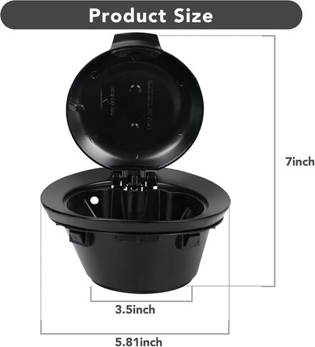 68250120AA Fuel Filler Door Cap, Gas Tank Cover Compatible with 2008-2023 Dodge Challenger, Matte Black Vapor Edition in Saudi Arabia