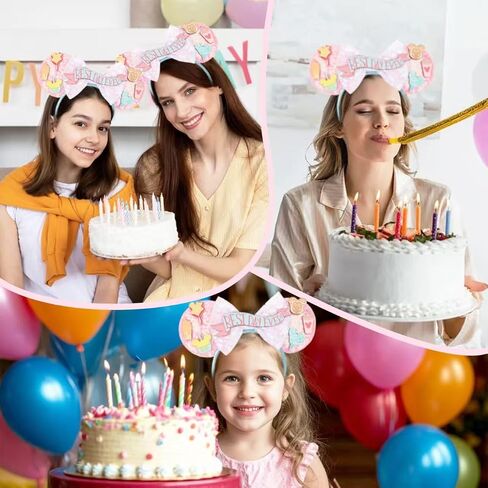 Mouse Ears Headband Handmade Best Day Ever Ears for Party Trip Parks CospLay Essentials (Best Day Ever - Pink) in Saudi Arabia