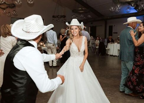 20 أجهزة كمبيوتر زفاف تضيق قبعة رعاة البقر LED Cowboy Hat Light in Kuwait