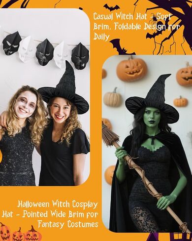 Century Star Witch Hat Wizard Cosplay Hat for Women Halloween Wizard Party Assume Assume in Saudi Arabia