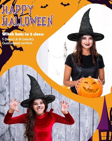 Century Star Witch Hat Wizard Cosplay Hat for Women Halloween Wizard Party Assume Assume in Saudi Arabia