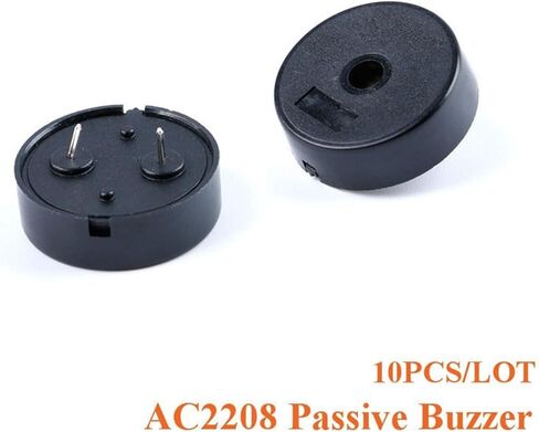 10pcs AC2208 السلبي piezoelectric buzzer AC 3-24V 22 * ​​8mm Mini Piezo Pishers التردد 4KHz in Saudi Arabia