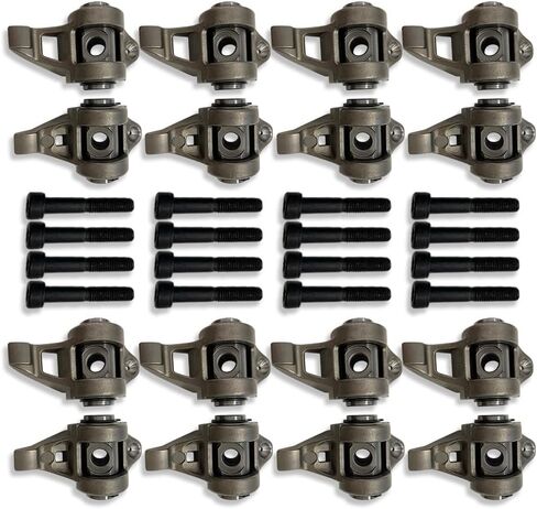 16pcs Rocker Arms مع Trunion Kit 1.7 نسبة ل LS3 LS9 L76 L92 L99 من الفولاذ المقاوم للصدأ in Saudi Arabia