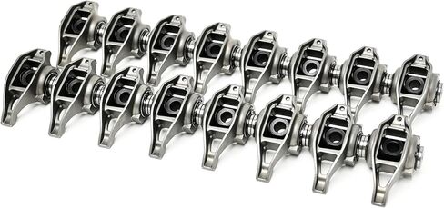 Michigan Motorsports Gen V Rocker Arm Kit مع ترقية تم تثبيت Trunnions - Fits 2014+ 5.3l 6.2l LT1 LV3 L83 L86 L82 L84 L87 in Kuwait