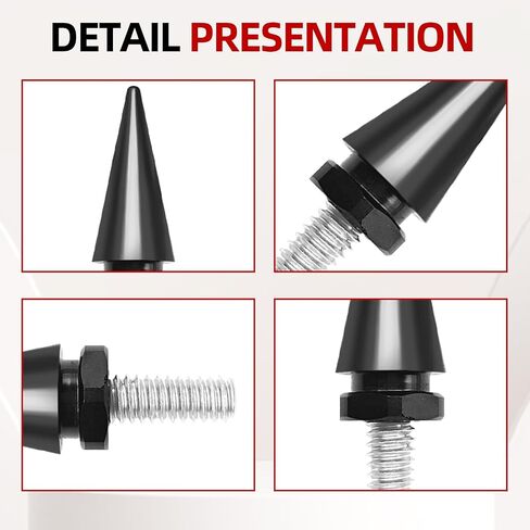 3PCS Motorcycle Windshield Bolts, Fairing Screws, Compatible with Harley Davidson Electra Glide Street Glide Ultra Classic Ultra Limited Tri Glide 1996-2013 (Black) in Saudi Arabia