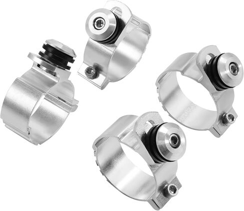 XMT-MOTO 39mm Windshield Windscreen Clamps Fit For Harley Dyna Sportster XL 883 1988-2022 Chrome in Saudi Arabia