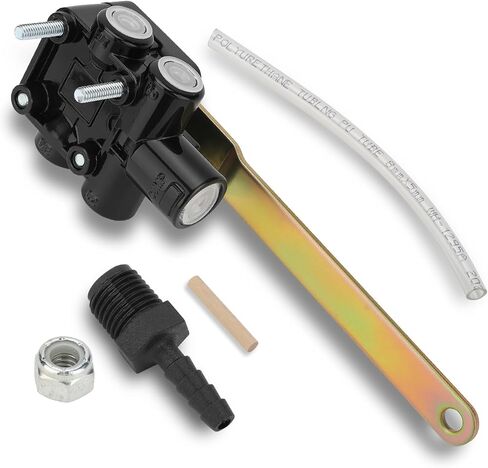 Air Height Leveling Control Valve Compatible with Freightliner, Ford, Volvo, Kenworth - Replaces 52341-Q135, XC455A687AA, 3188710 - Ideal for Suspension System Maintenance in Saudi Arabia