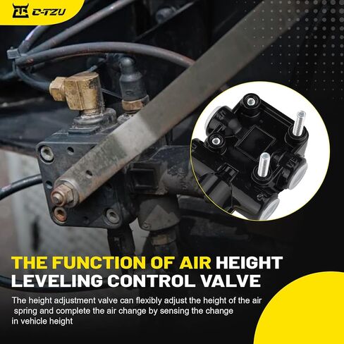 Air Height Leveling Control Valve Compatible with Freightliner, Ford, Volvo, Kenworth - Replaces 52341-Q135, XC455A687AA, 3188710 - Ideal for Suspension System Maintenance in Saudi Arabia