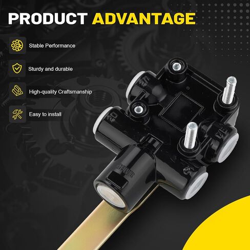 Air Height Leveling Control Valve Compatible with Freightliner, Ford, Volvo, Kenworth - Replaces 52341-Q135, XC455A687AA, 3188710 - Ideal for Suspension System Maintenance in Saudi Arabia