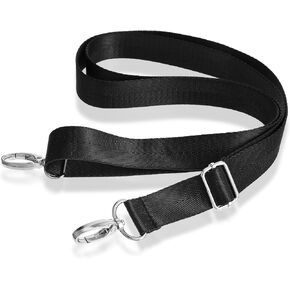 أحزمة محفظة واسعة 1 بوصة استبدال Crossbody ، حزام كتف نايلون عالمي قابل للتعديل مع مقاطع فضية للحقيبة ، حقائب اليد ، الكمبيوتر المحمول ، حقيبة الأمتعة ، كيس الكاميرا in Kuwait