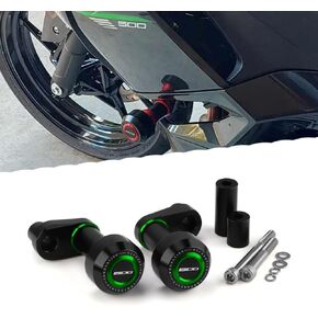 انزلاقات إطار الدراجات النارية تناسب Ninja500 ABS SE KRT 2024 2025 | Ninja400 2018-2024 + | Ninja 400 500 Protect Ninja500 Crash Protect 2024 Ninja 500 Accessories 2025 Ninja 500 Accessories BK in Kuwait