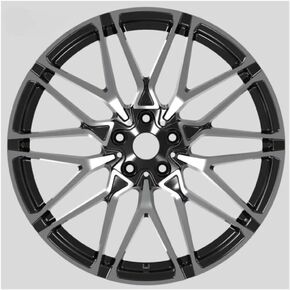20/12/22 بوصة الحافات المزورة - عجلات سبيكة مزورة خفيفة الوزن ، 5x120/5x112 ، متوافقة مع BMW X5/X6/X7/X5M/X6M/X7M 1PCs ، التكوين الأمامي والخلفي (22in.) in Saudi Arabia