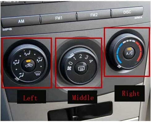 AIR CON SWITCH CAR CAR CORNING SWITCH CONTROL SWITCH CONTER TOYOTA for COROLLA لـ RAV4 2006-2013 in Saudi Arabia