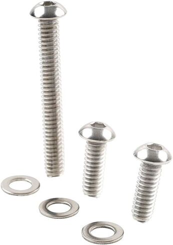 Rbanna1 3pcs Fairing Windshield Bolt Trim Torx Screw Screw Steel Silver Motordike for Harley Electra/Stree Glide Ultra Limited 14+ in Saudi Arabia