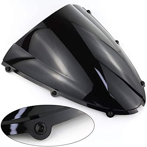 مسامير طقم الترباس العادلة مقاطع غسالات التثبيت مجموعات التثبيت مناسبة ل Suzuki GSX-R600 GSXR750 K4 K6 2004 05 06 2007 بطول الزجاج الأمامي مسامير مجموعات (أسود) in Kuwait