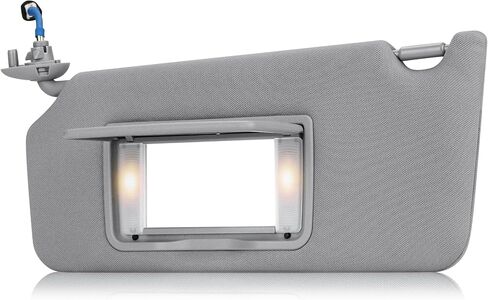 Gray Driver Left Side Sun Visor Replacement Compatible with 2008 2009 2010 2011 2012 Honda Accord Replace 83280TA0A91ZB in Saudi Arabia