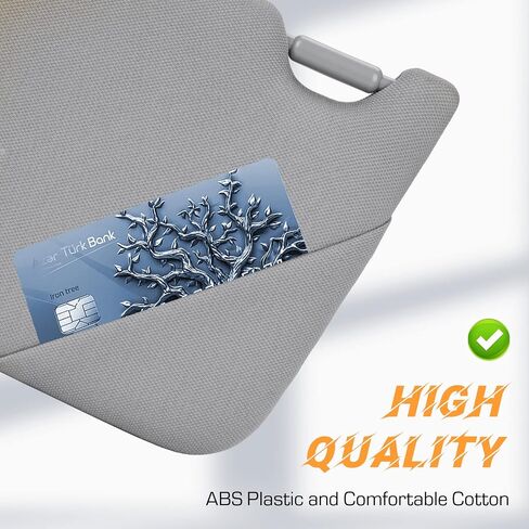 Gray Driver Left Side Sun Visor Replacement Compatible with 2008 2009 2010 2011 2012 Honda Accord Replace 83280TA0A91ZB in Saudi Arabia