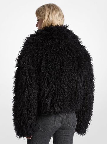 Michael Kors womens Crop Faux Fur Peacoat in Saudi Arabia