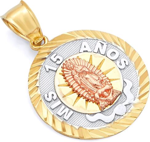 14K TRI TRI COLL GOLD DEDIDE 15 عامًا in Saudi Arabia
