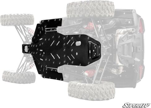 Superatv ARMW لوحة التزلج الثقيلة ل Polaris RZR XP 1000-UHMW UHMW كامل الحماية من الهيكل السفلي ، تسهيل التثبيت ، 2024+ in Saudi Arabia