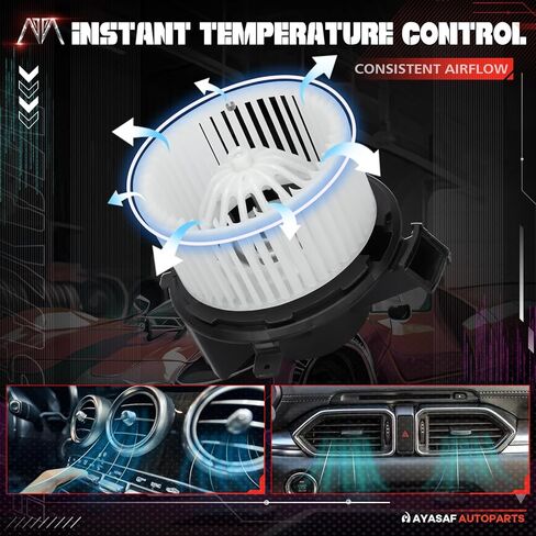 MAYASAF ‎700277 مجموعة محرك منفاخ HVAC مناسبة لبنز C180 ~ C400/E200 ~ E550/GLK250 ~ GLK350/E63 AMG(S)/C63 AMG(S) in Saudi Arabia