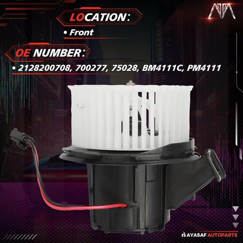MAYASAF ‎700277 مجموعة محرك منفاخ HVAC مناسبة لبنز C180 ~ C400/E200 ~ E550/GLK250 ~ GLK350/E63 AMG(S)/C63 AMG(S) in Saudi Arabia