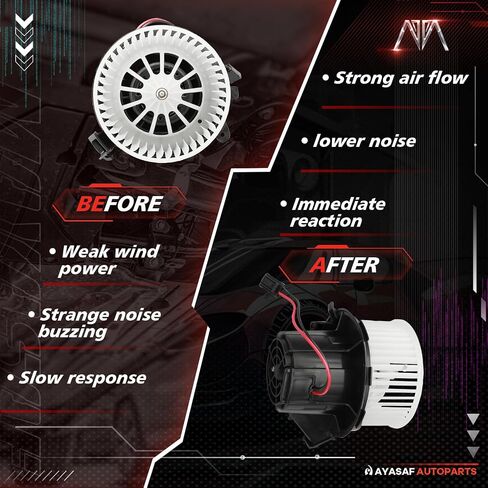 MAYASAF ‎700277 مجموعة محرك منفاخ HVAC مناسبة لبنز C180 ~ C400/E200 ~ E550/GLK250 ~ GLK350/E63 AMG(S)/C63 AMG(S) in Saudi Arabia