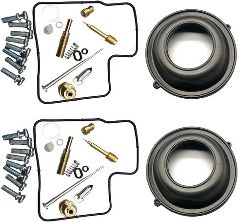 2 x Carburetor Rebuild Kit & Diaphragm Fit for 2002-2007 Honda VT750DC 750DC Shadow Spirit in Saudi Arabia