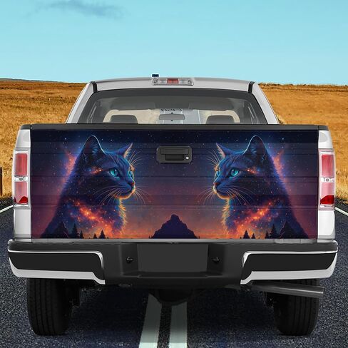 Thangpham Shop لطيف Cat Truck Tailgate Wrap - Truck Tailgate Wrap with Cat shome in Saudi Arabia
