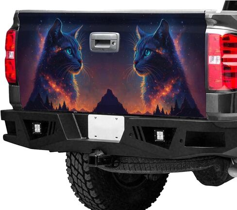 Thangpham Shop لطيف Cat Truck Tailgate Wrap - Truck Tailgate Wrap with Cat shome in Saudi Arabia