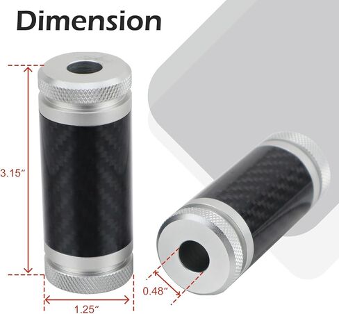 Crash Bar Sliders CNC Carbon Fiber 1.25" Decorative Wheels Rotatable End Caps for Front Engine Guard Rear Saddlebag Guard (Black) in Saudi Arabia