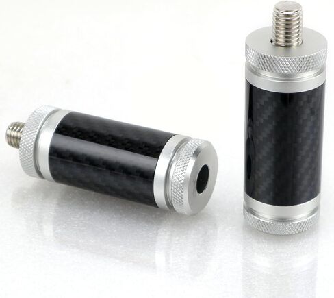 Crash Bar Sliders CNC Carbon Fiber 1.25" Decorative Wheels Rotatable End Caps for Front Engine Guard Rear Saddlebag Guard (Black) in Saudi Arabia