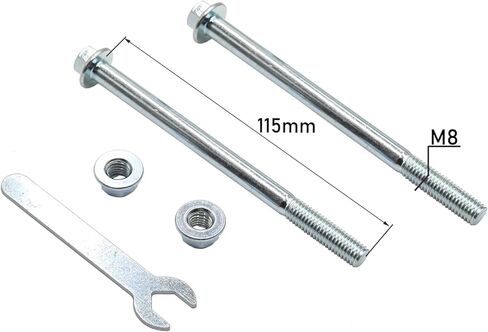 M8 x 115mm Engine Mounting Nut Bolt *2 PACK* For 50cc QMB139 & 150cc 157QMJ GY6 Scooter ATVS UTVS Karts 8mm x 1.25 x 115mm in Kuwait