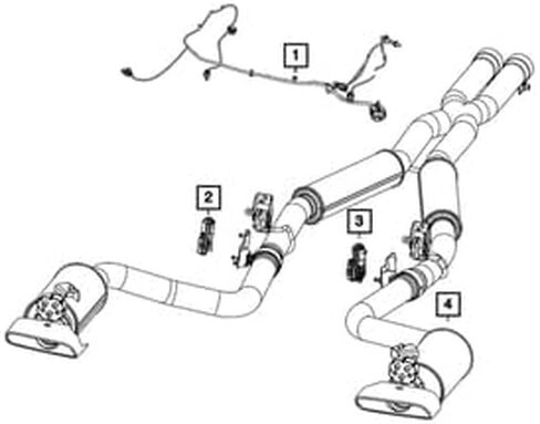 Mopar 68505881AA ACTUATOR EXHAUST VALVE in Saudi Arabia
