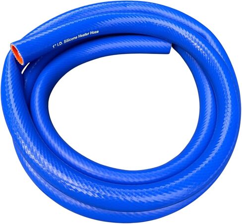 1" Silicone Heater Hose 10ft Roll – High-Temperature, Flexible, Durable, Multi-Purpose Automotive & Industrial Hose – Blue/Orange in Saudi Arabia