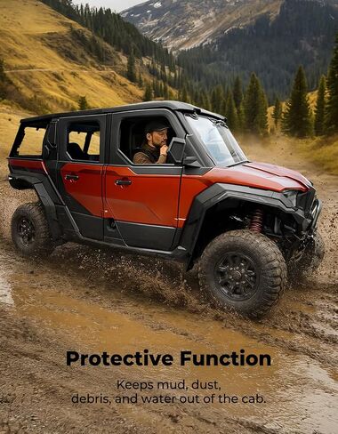 Frender Fender Frender Frender Frender Kemimoto متوافق مع Polaris Xpedition XP/XP 5/ADV/ADV 5 2024+ ، تغطية كاملة Fender Flares Guards Mud Mud Flaps (استبدل #2890638) in Saudi Arabia