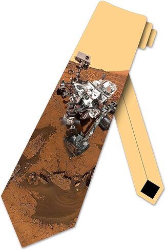 Three Rooker Mars Rover Space Ties Mens Outer Space Necktie in Saudi Arabia