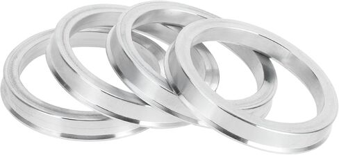 Hub Centric Rings, 64.1mm ID to 72.6mm OD Vehicle Wheel Hubrings Aluminum Alloy, 4 Pcs in Saudi Arabia