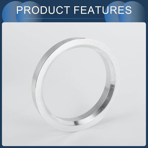 Hub Centric Rings, 64.1mm ID to 72.6mm OD Vehicle Wheel Hubrings Aluminum Alloy, 4 Pcs in Saudi Arabia