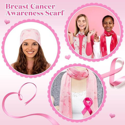 Breathffy 6 Pcs Valentine's Scarf Patterns Heart Printed Festive Scarf Valentines Day Scarf for Women Long Scarf for Mother's Day Valentine's Day Christmas Birthday Gift, Mainly Pink Red and White in Saudi Arabia