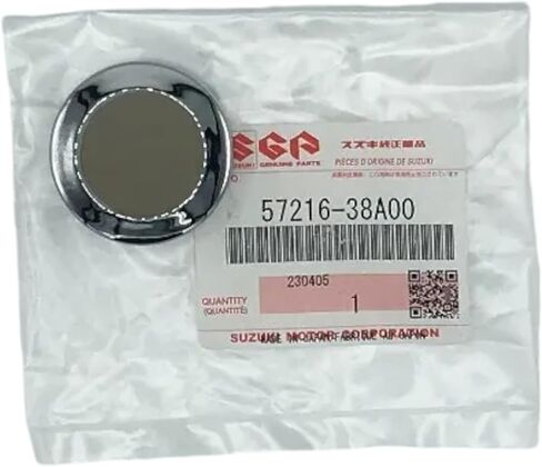 تحتوي حزمة واحدة متوافقة مع Cap Suzuki Chrome End Cap 57216-38A00 على قبعة نهاية Chrome واحدة 57216-38A00 وقمع in Kuwait