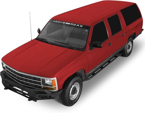 Hoke Road Suburban Rock Slider Door Armor Side Armors متوافق مع Chevy Suburban 1992-1999 (باستثناء K2500 Suburban) ، حانات NERF على الطرق الوعرة الأنبوبية in Kuwait