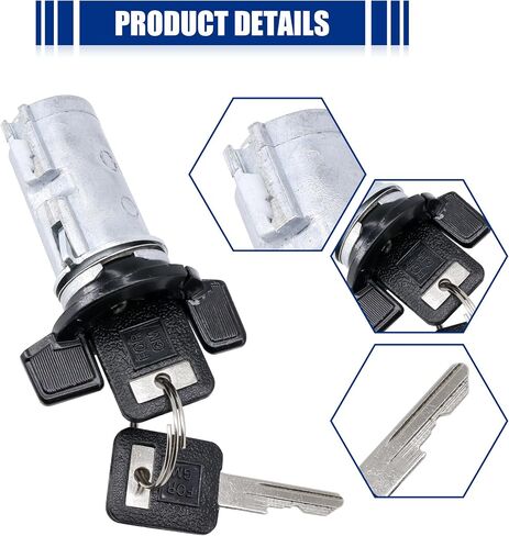 HiSport Ignition Starter Switch Lock Cylinder W/Keys Replacement for Chevy C1500 C2500 C3500 1991-1994 Replace 7840574 in Saudi Arabia