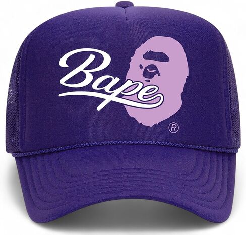 الاستحمام قرد الأرجواني مخطوطة قبعة الشاحنة الحصرية | قبعة Snapback ذات جودة متميزة للرجال والنساء in Kuwait