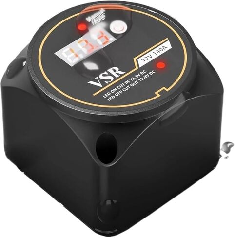 12V 140 amp مجموعة عزل البطارية المزدوجة مع LED Voltmeter Manual/Auto وضع الجهد المضاد للماء التتابع ذكي مزدوج البطارية in Saudi Arabia