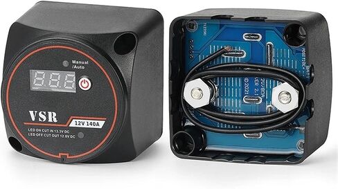 Daiertek Smart Dual Battery Smart Smart 12V 140a الجهد الرقمي التتابع VSR in Saudi Arabia